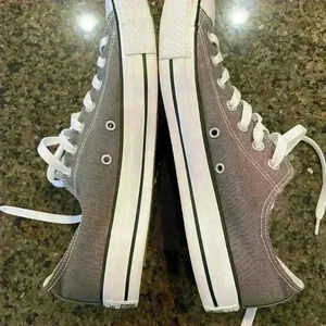 Converse, Chuck Taylor, All Star, Mens 11.5 Womens 13.5, Gray Sneakers